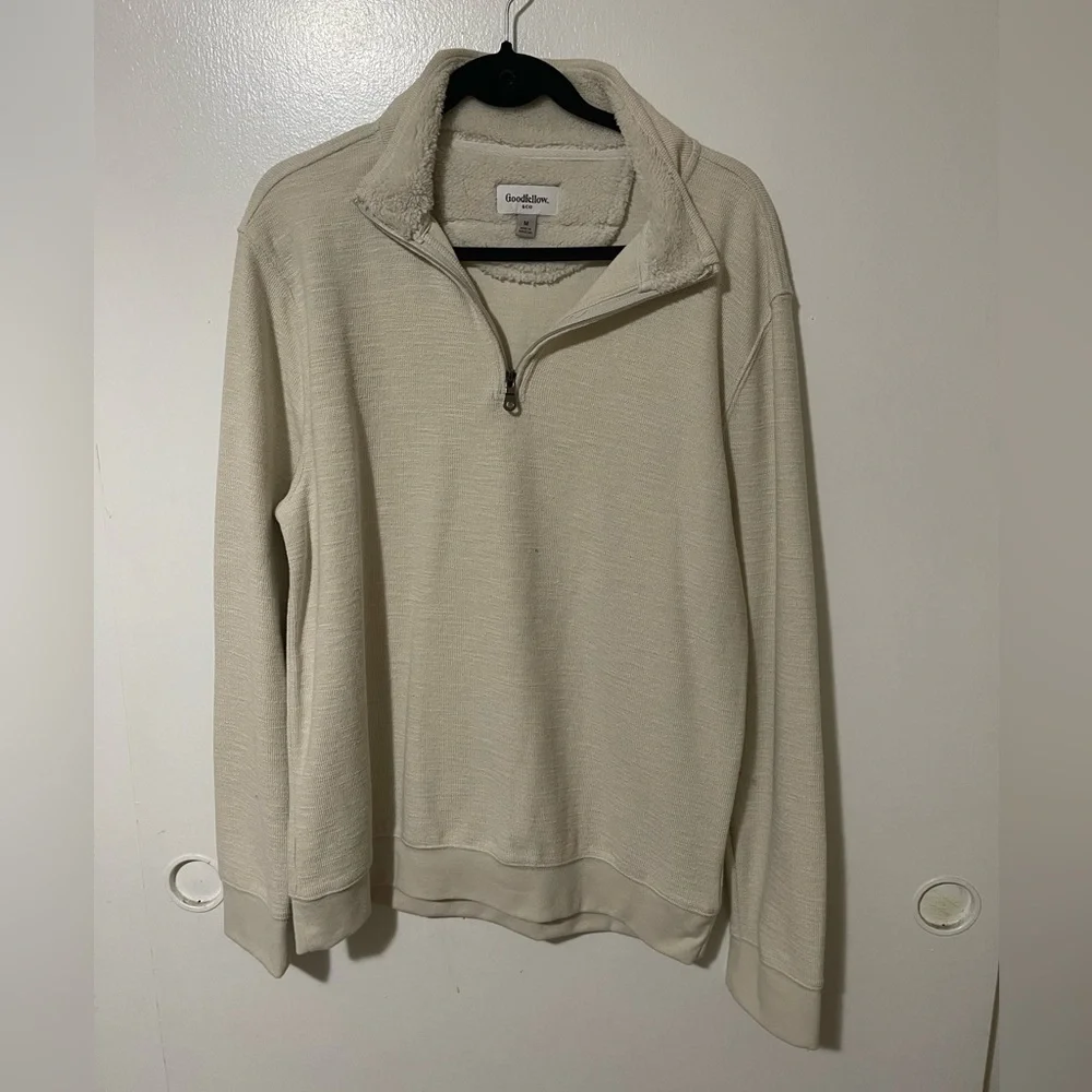 Goodfellow men sweatshirt ivory - Picture 1 of 3